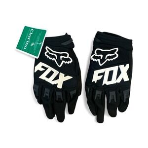 Fox Racing Kids Youth Dirt Bike Motocross Gloves Size YXS Black White Clarino